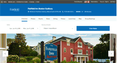 Desktop Screenshot of fairfieldinnbostonsudbury.com